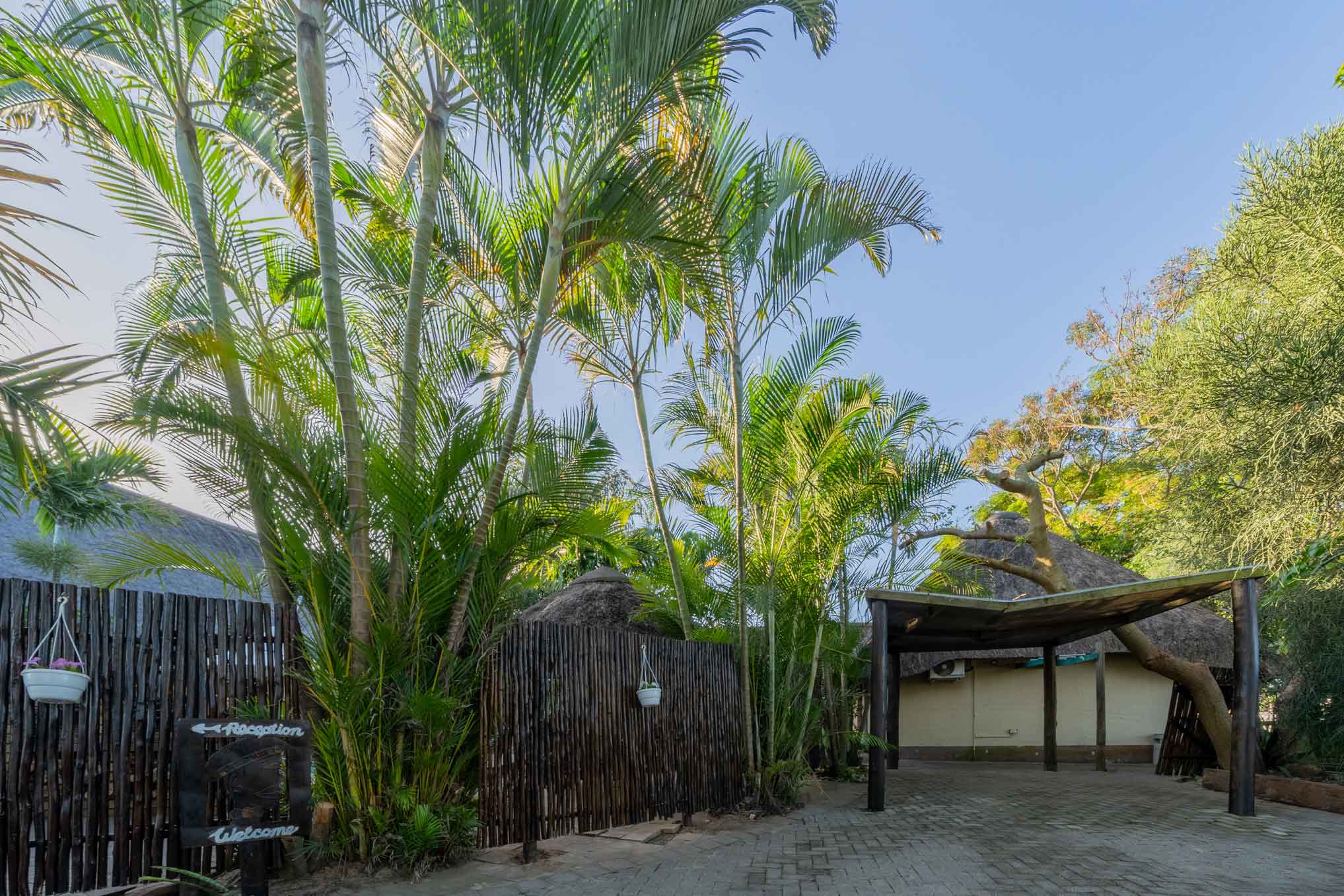 Property entrance and grounds